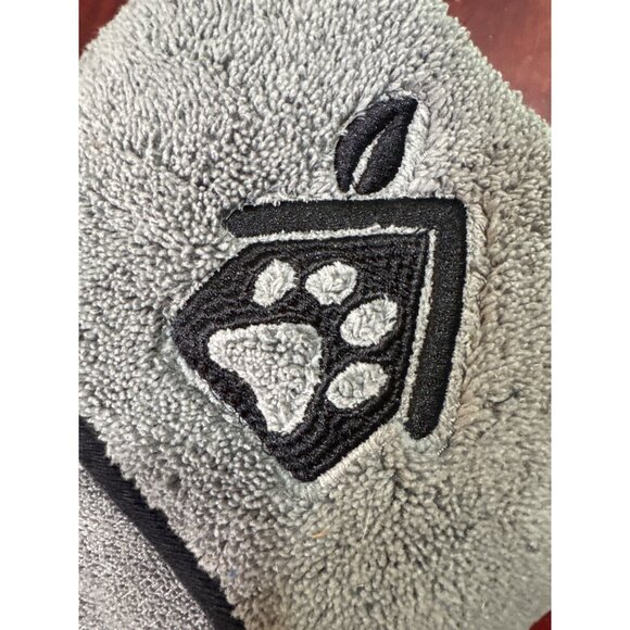 Dog Drying Towel & Glove Set For Pet Grooming Gray Microfiber Fast Absorbent 35" - Picture 12 of 12